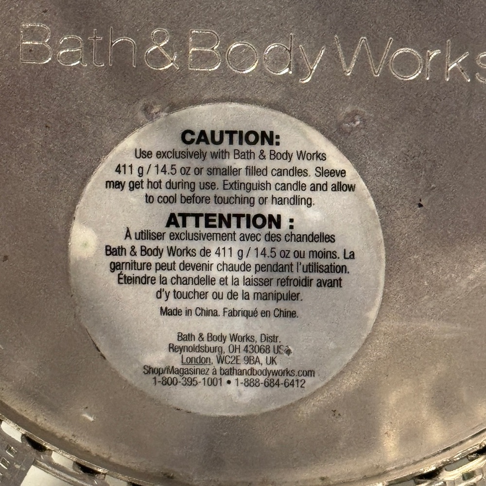 Bath & Body Works Silver Candle Base - Picture 5 of 10